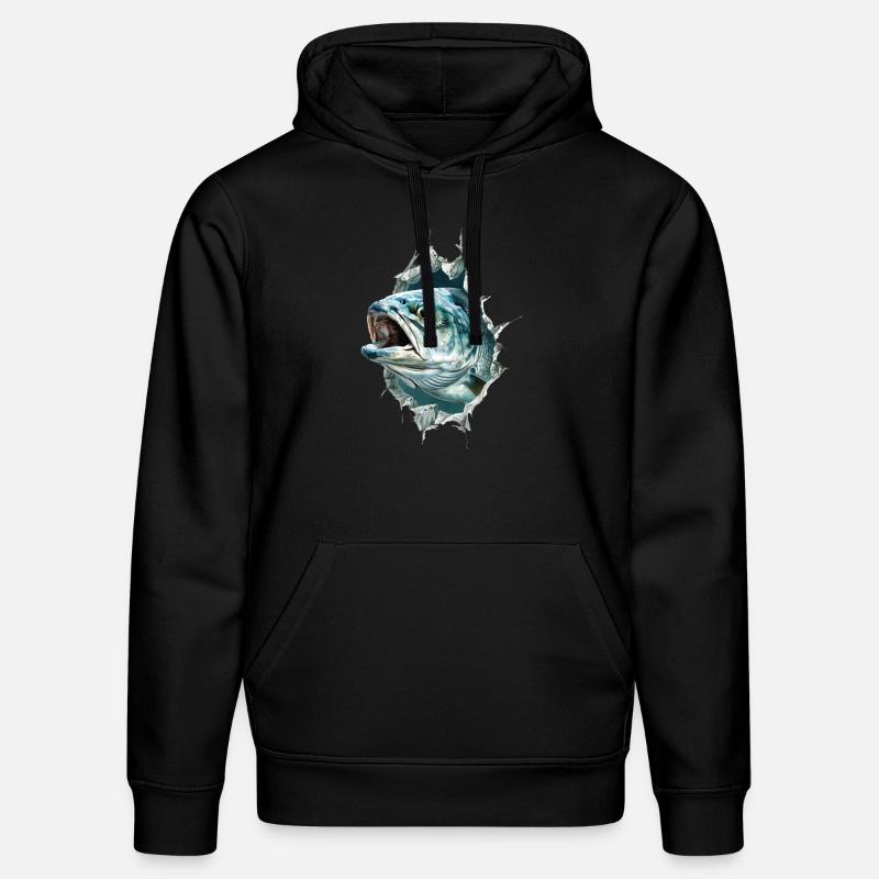 Tarpon - Stanley/Stella Unisex Bio-Hoodie DRUMMER  - Schwarz