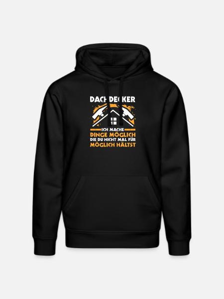 Master Roofer Roofer - Stanley/Stella DRUMMER Unisex Organic Hoodie - black