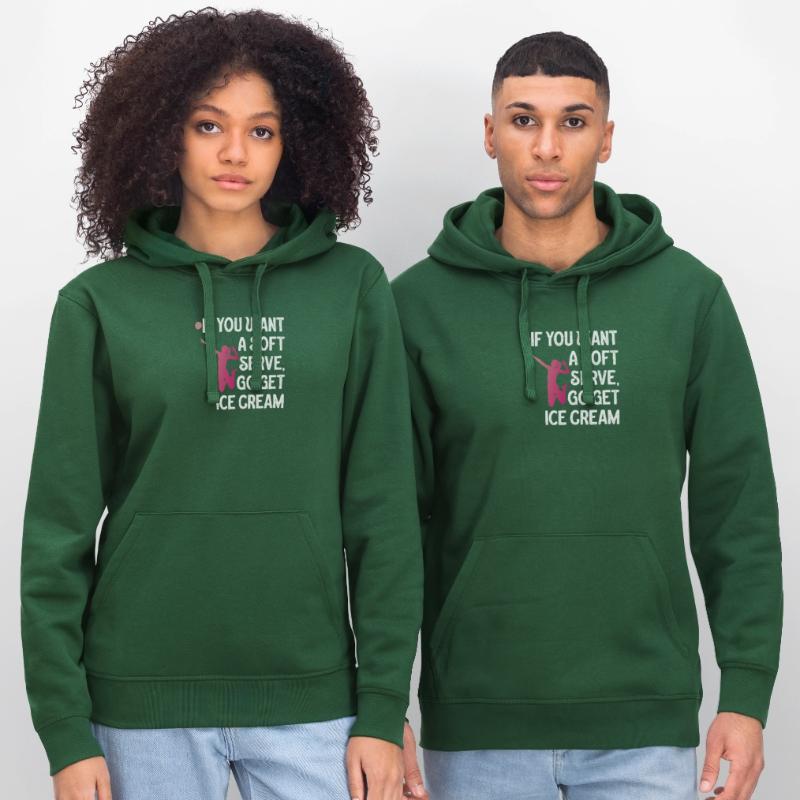 Wenn Sie ein Softeis wollen, holen Sie sich Eis Stanley/Stella Unisex Bio-Hoodie DRUMMER 