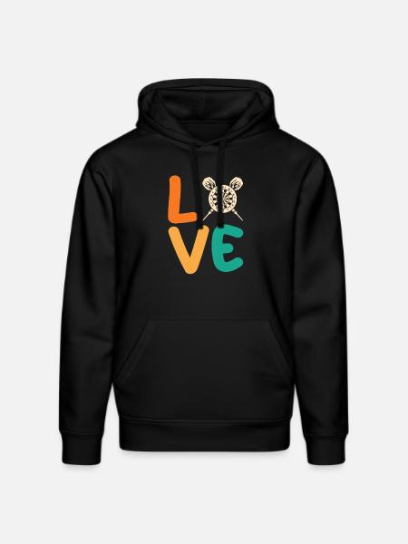 Darts player Darts - Stanley/Stella DRUMMER Unisex Organic Hoodie - black