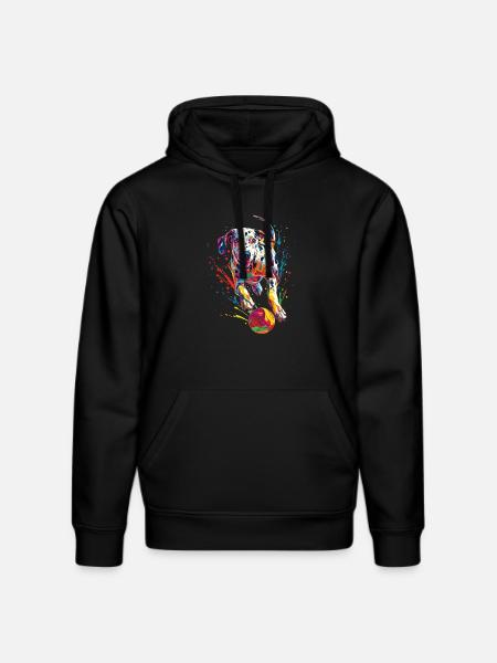 Dalmatiner - Stanley/Stella Unisex Bio-Hoodie DRUMMER - Schwarz