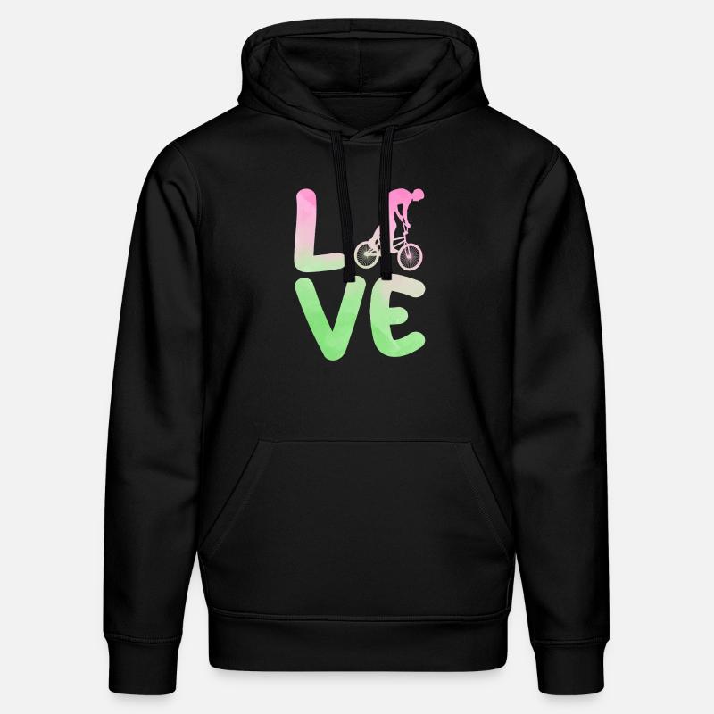 Vélo VTT - Sweat à capuche bio DRUMMER Stanley/Stella Unisexe - noir