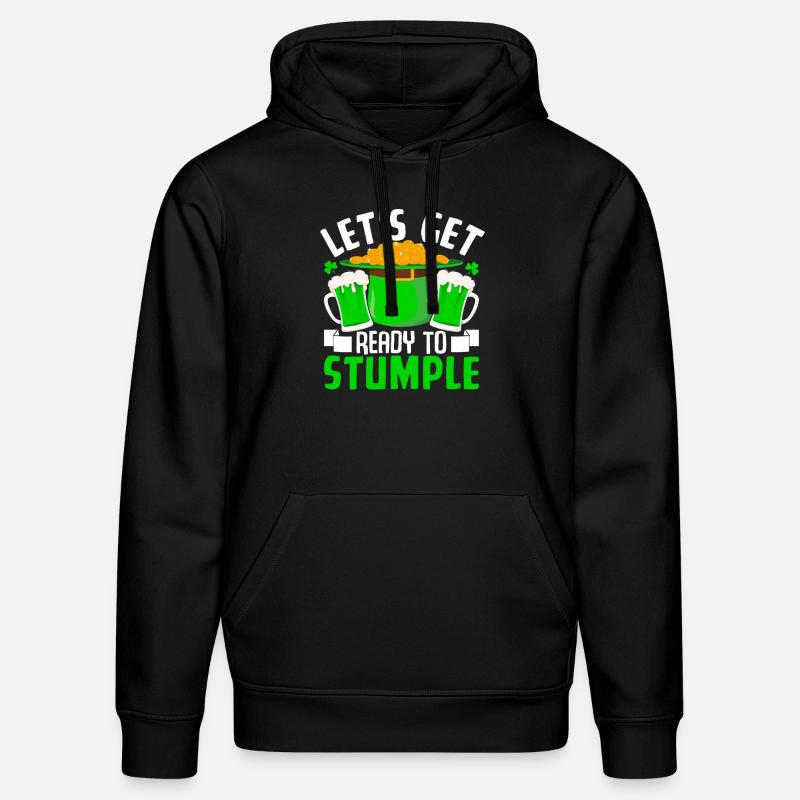 Préparons-nous à Stumple - Sweat à capuche bio DRUMMER Stanley/Stella Unisexe - noir