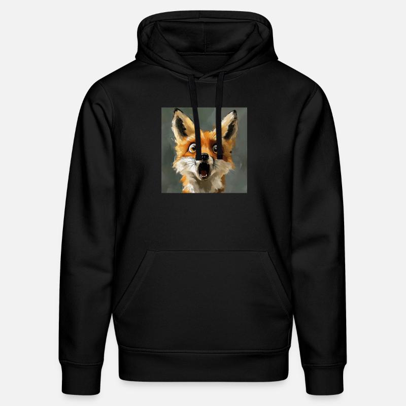 Fuchs - Stanley/Stella Unisex Bio-Hoodie DRUMMER  - Schwarz