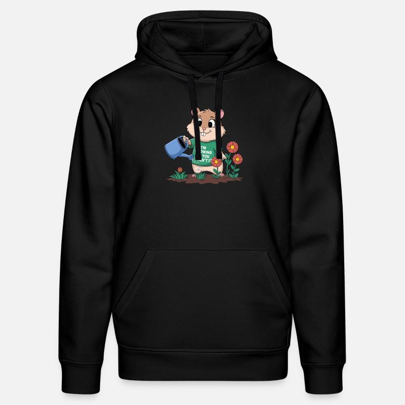 Ich Wachse Auf Dir, Oder? - Stanley/Stella Unisex Bio-Hoodie DRUMMER  - Schwarz