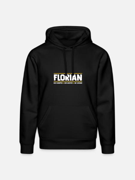 Florian - Stanley/Stella DRUMMER Unisex Organic Hoodie - black