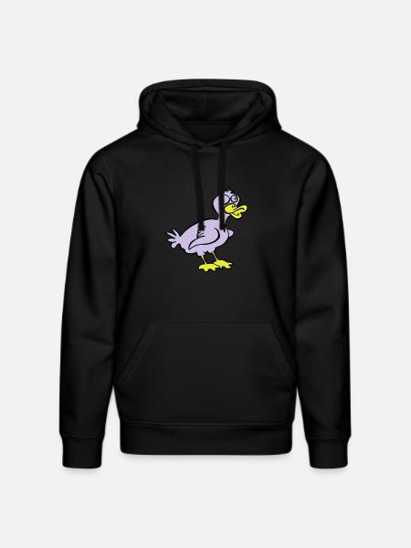 Dumb Duck - Stanley/Stella DRUMMER Unisex Organic Hoodie - black
