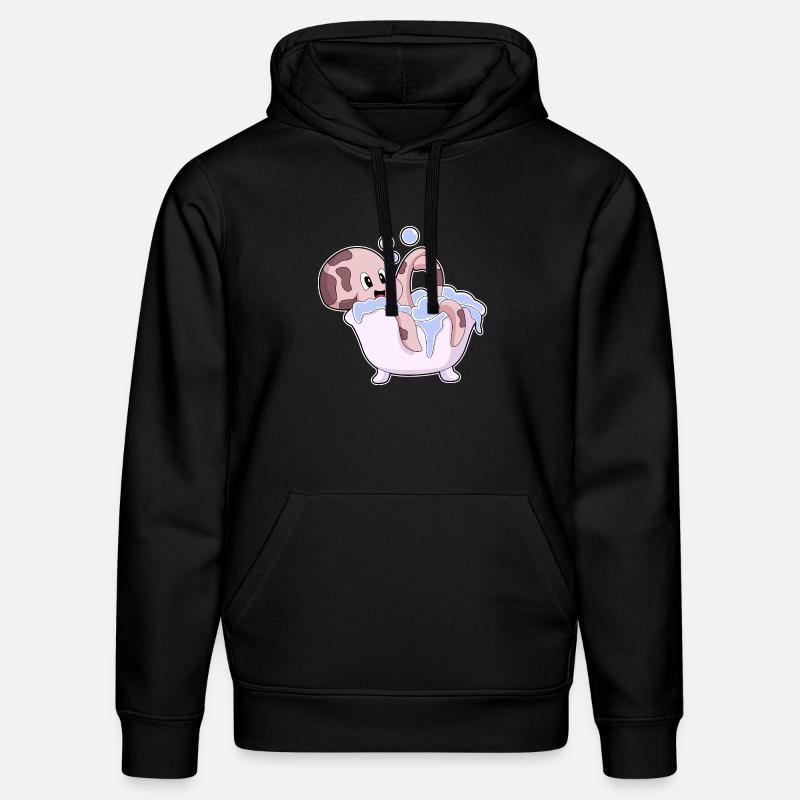 Baignoire Octopus - Sweat à capuche bio DRUMMER Stanley/Stella Unisexe - noir