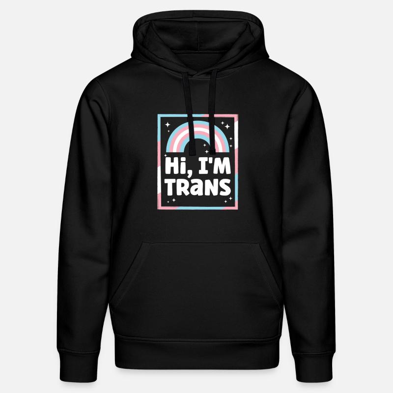 Fierté LGBT transgenre - Sweat à capuche bio DRUMMER Stanley/Stella Unisexe - noir