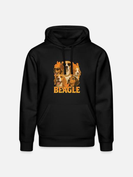 Beagle - Stanley/Stella Unisex Bio-Hoodie DRUMMER  - Schwarz