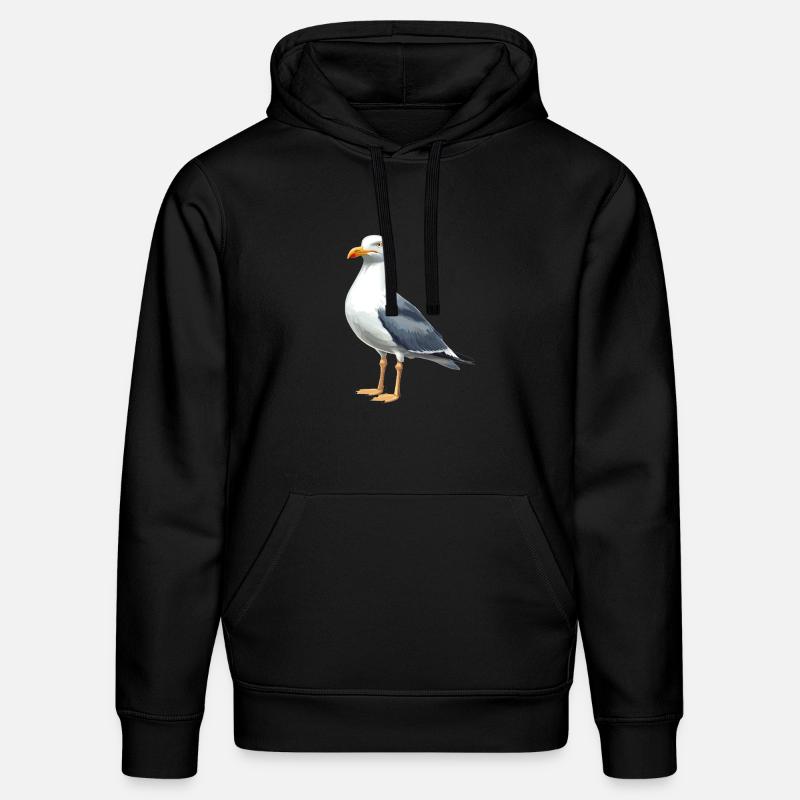 Möwen Möwe - Stanley/Stella Unisex Bio-Hoodie DRUMMER  - Schwarz