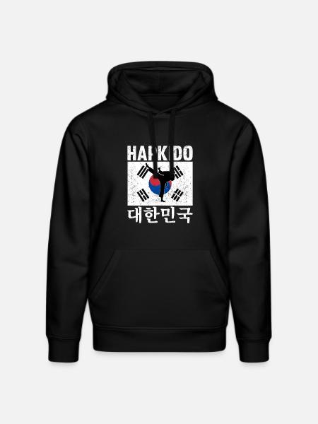 Hapkido Korean Martial Art - Stanley/Stella DRUMMER Unisex Organic Hoodie - black
