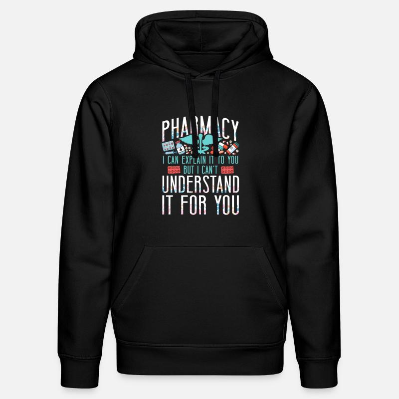 Pharmacy Tech Technician - Stanley/Stella Unisex Bio-Hoodie DRUMMER  - Schwarz