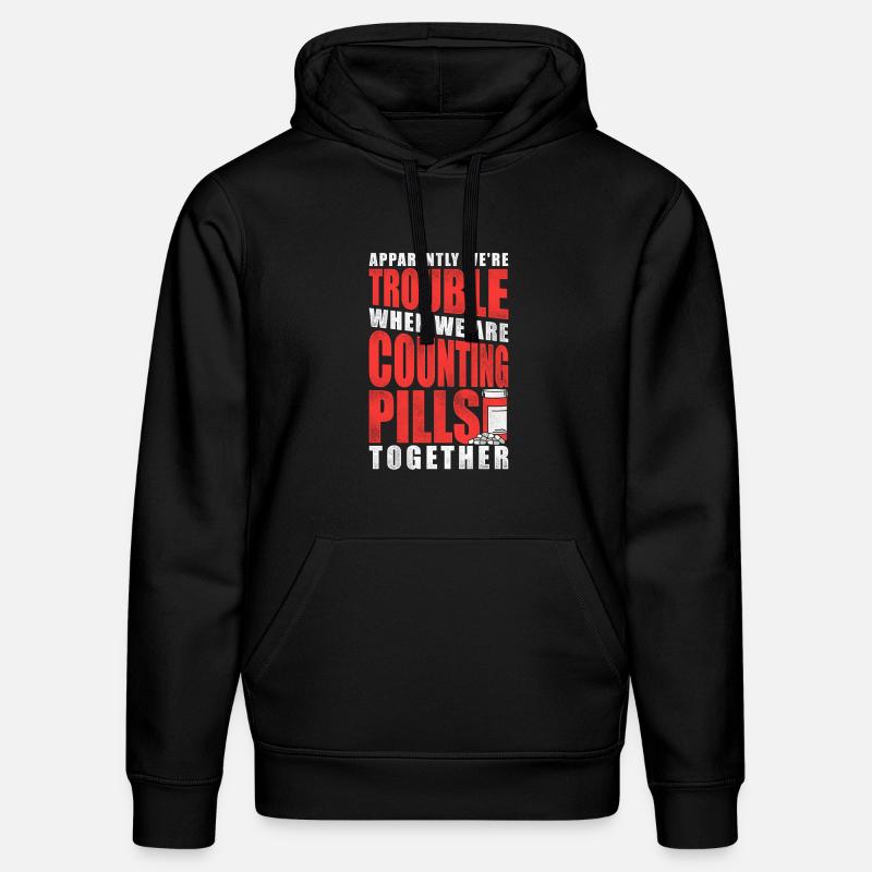Pharmacy Tech Technician - Stanley/Stella Unisex Bio-Hoodie DRUMMER  - Schwarz