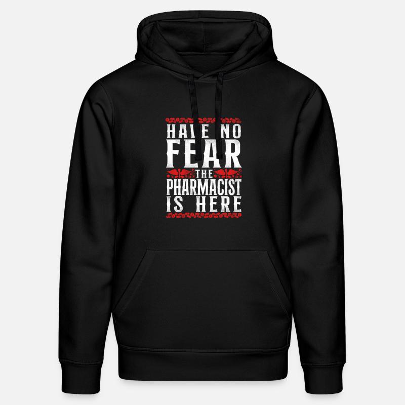 Pharmacy Tech Technician - Stanley/Stella DRUMMER Unisex Organic Hoodie - black