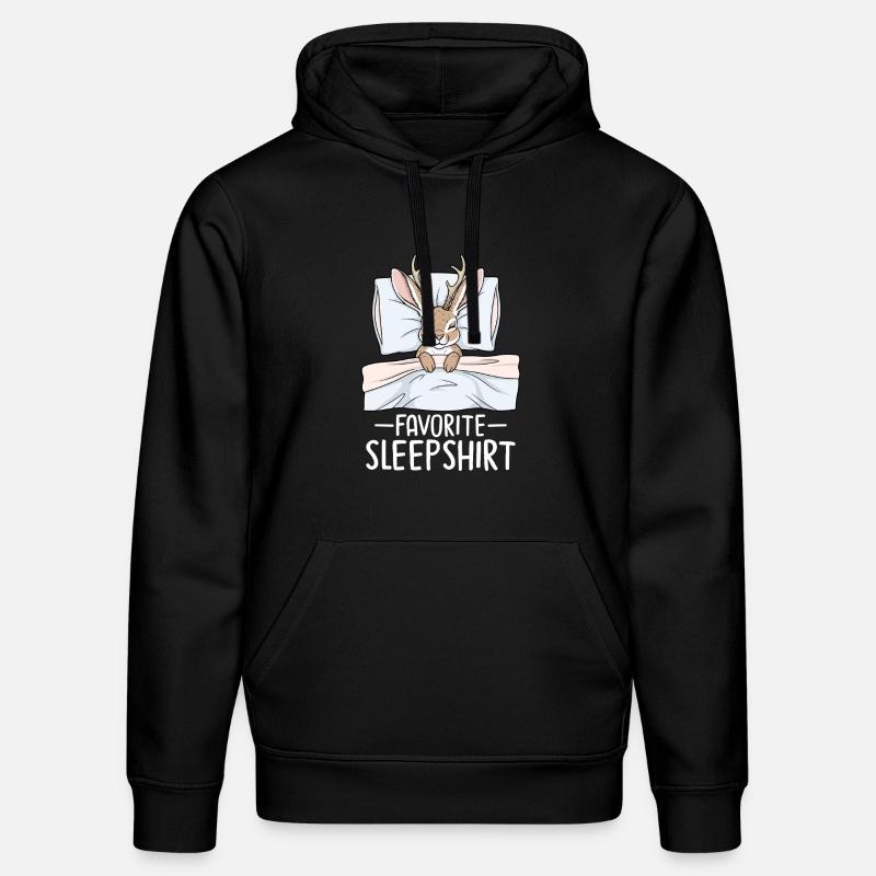 Chemise de nuit préférée - Sweat à capuche bio DRUMMER Stanley/Stella Unisexe - noir