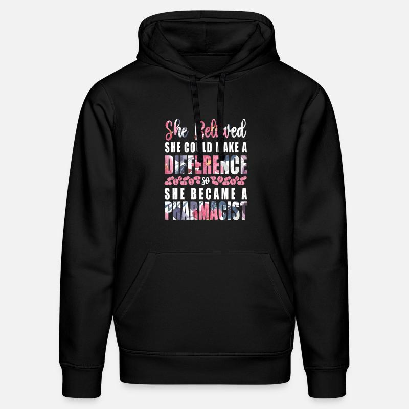 Pharmacy Tech Technician - Stanley/Stella Unisex Bio-Hoodie DRUMMER  - Schwarz