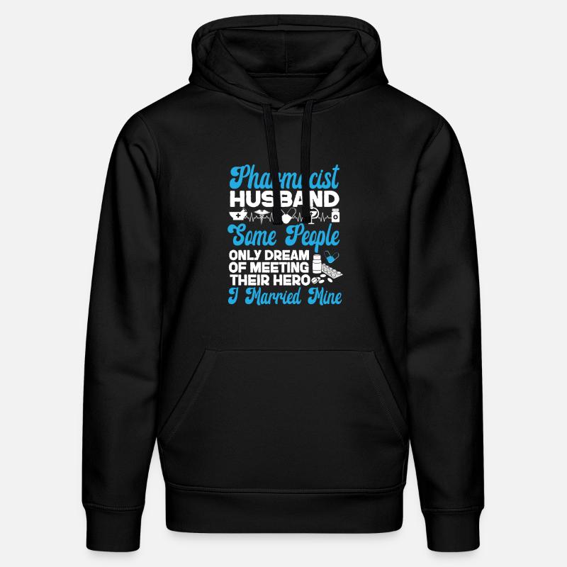 Pharmacy Tech Technician - Stanley/Stella DRUMMER Unisex Organic Hoodie - black