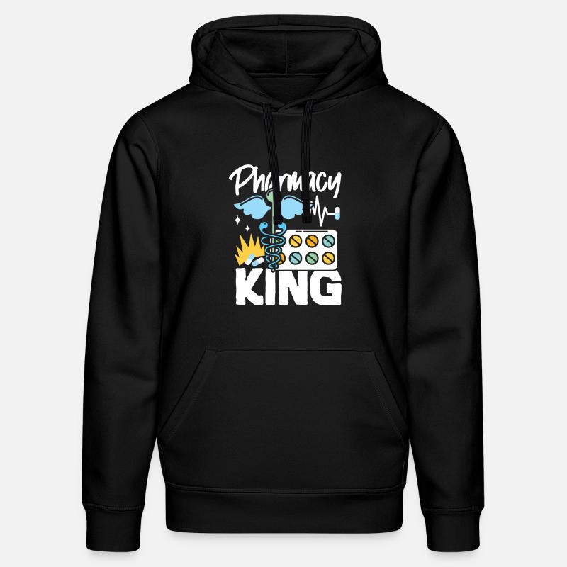 Pharmacy Tech Technician - Stanley/Stella DRUMMER Unisex Organic Hoodie - black