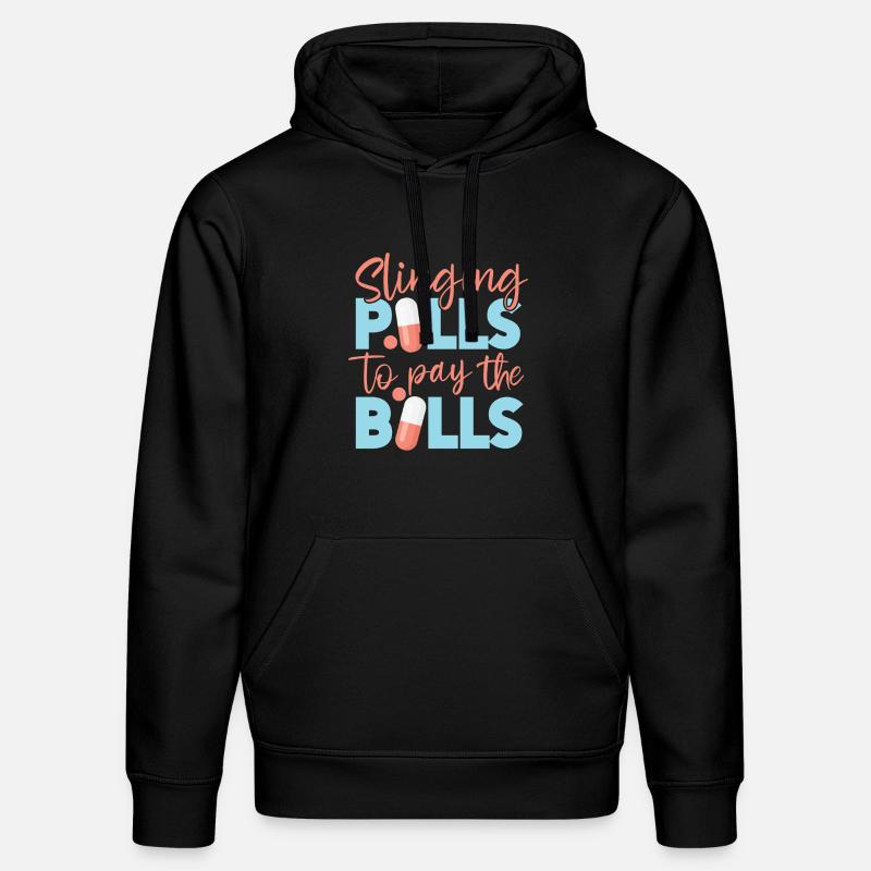 Pharmacy Tech Technician - Stanley/Stella Unisex Bio-Hoodie DRUMMER  - Schwarz