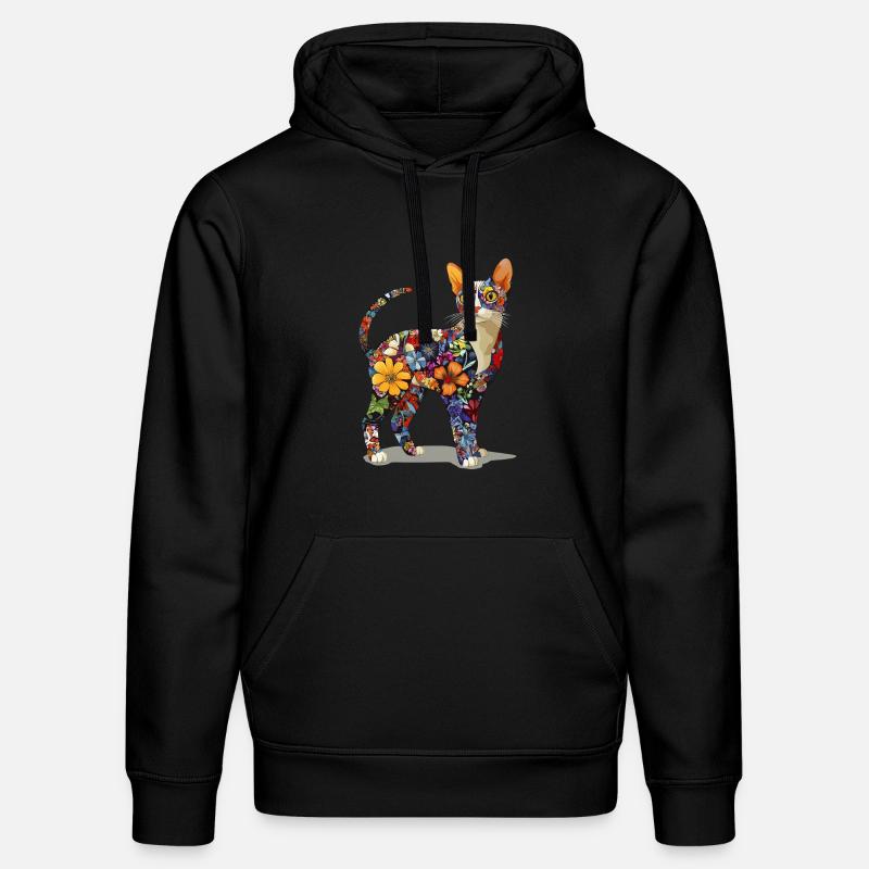 Devon Rex - Stanley/Stella Unisex Bio-Hoodie DRUMMER  - Schwarz