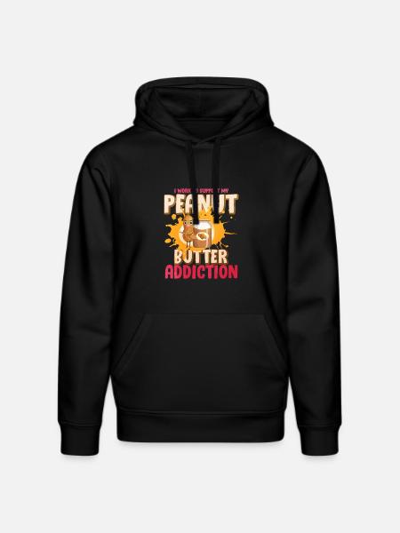 Erdnussbutter - Stanley/Stella Unisex Bio-Hoodie DRUMMER - Schwarz
