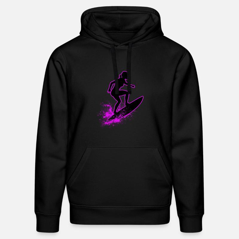 Surfeur élégant Surfer Surfer - Sweat à capuche bio DRUMMER Stanley/Stella Unisexe - noir
