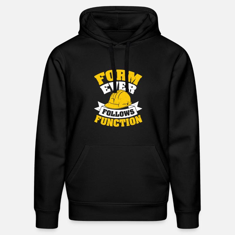 Architecte - Sweat à capuche bio DRUMMER Stanley/Stella Unisexe - noir