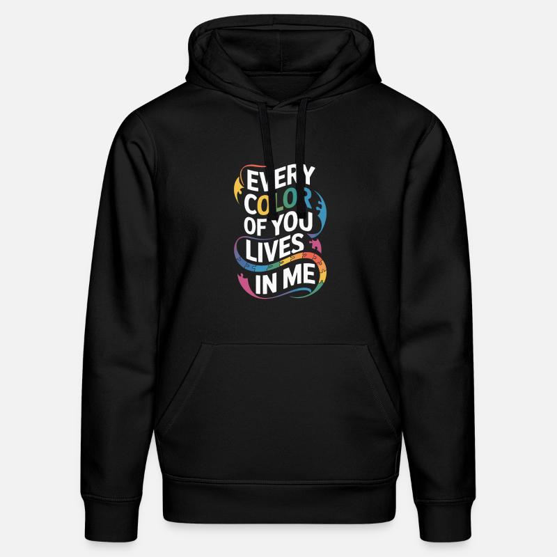 Frères et sœurs autistes - Sweat à capuche bio DRUMMER Stanley/Stella Unisexe - noir
