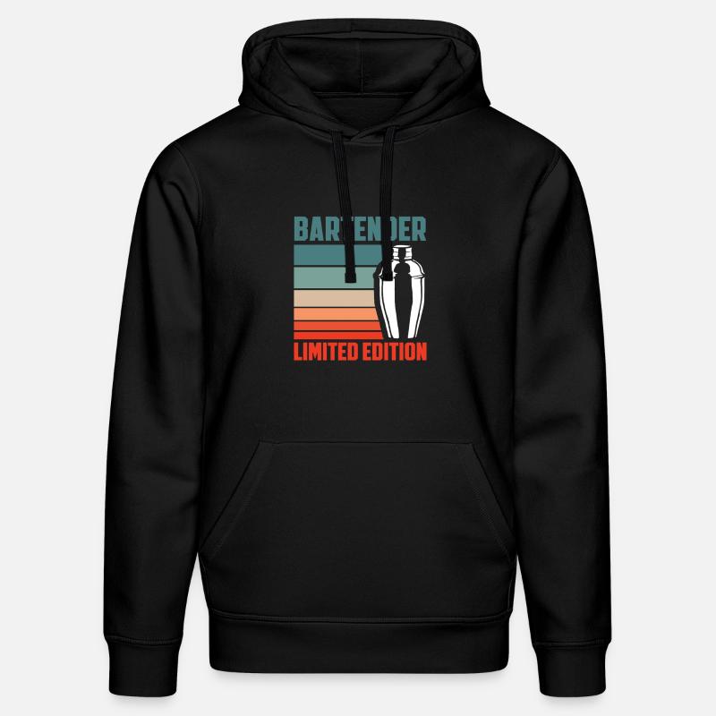 Barman Édition Limitée - Sweat à capuche bio DRUMMER Stanley/Stella Unisexe - noir