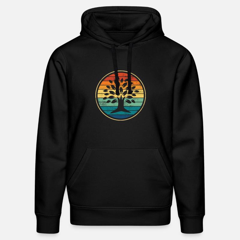 Baum - Stanley/Stella Unisex Bio-Hoodie DRUMMER  - Schwarz