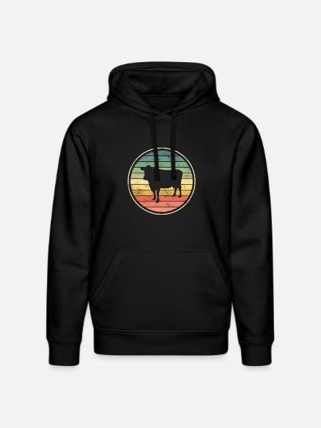 Kuh Kühe - Stanley/Stella Unisex Bio-Hoodie DRUMMER - Schwarz