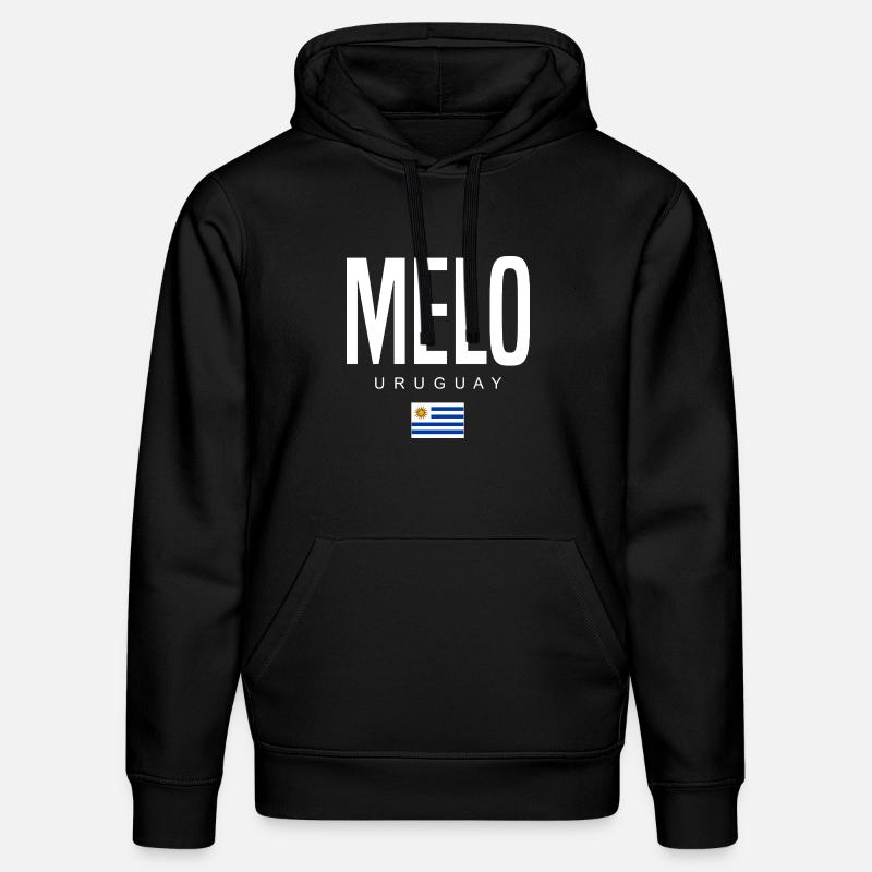 Melo Uruguay Uruguayen - Sweat à capuche bio DRUMMER Stanley/Stella Unisexe - noir