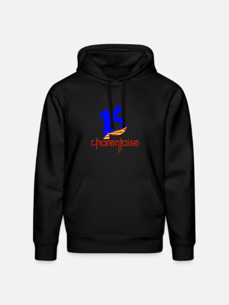 Department 16 Charentaise - Stanley/Stella DRUMMER Unisex Organic Hoodie - black