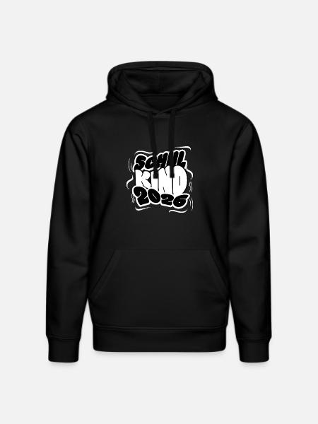 Schoolchild 2026 Lettering - Stanley/Stella DRUMMER Unisex Organic Hoodie - black