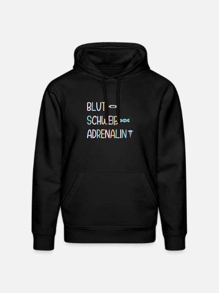 MFA Adrenaline Medical Assistant - Stanley/Stella DRUMMER Unisex Organic Hoodie - black