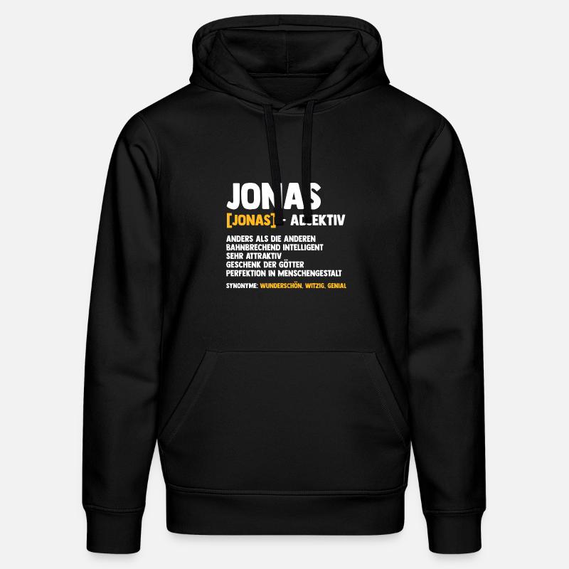 Jonas - Stanley/Stella Unisex Bio-Hoodie DRUMMER - Schwarz