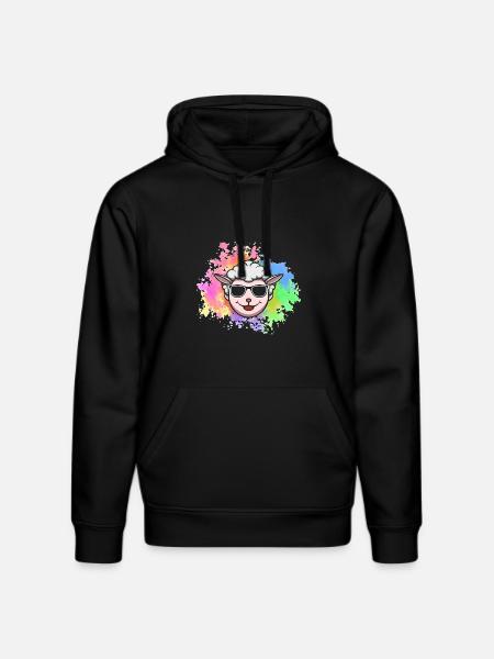 Shepherd Sheep - Stanley/Stella DRUMMER Unisex Organic Hoodie - black