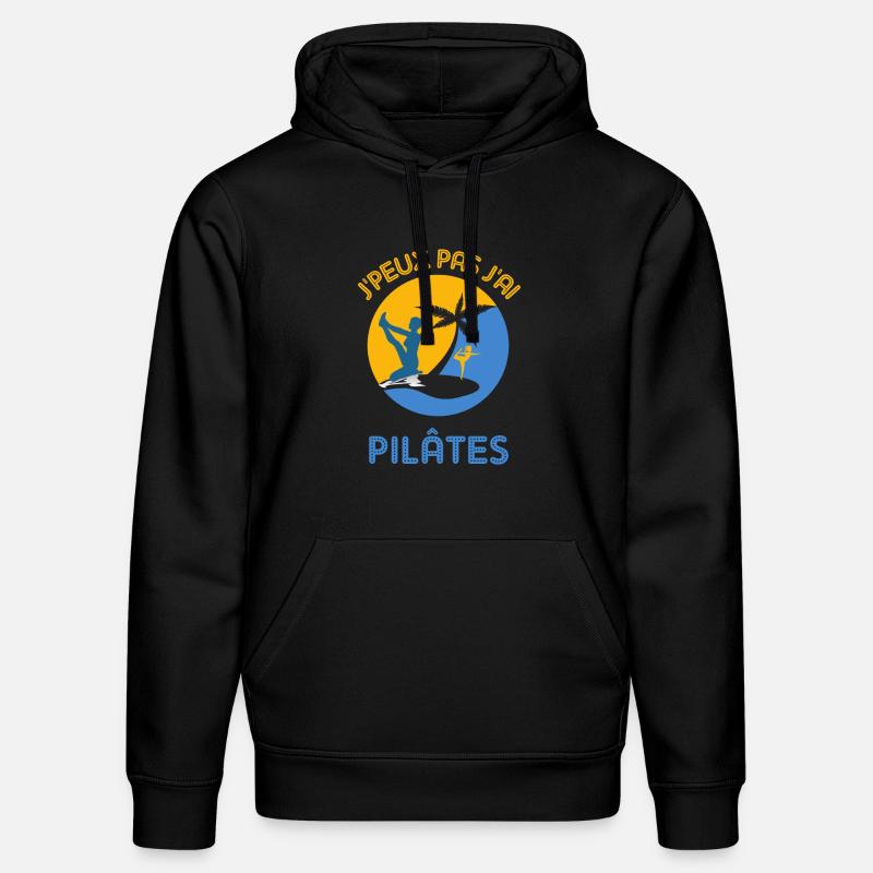 Pilates - Sweat à capuche bio DRUMMER Stanley/Stella Unisexe - noir