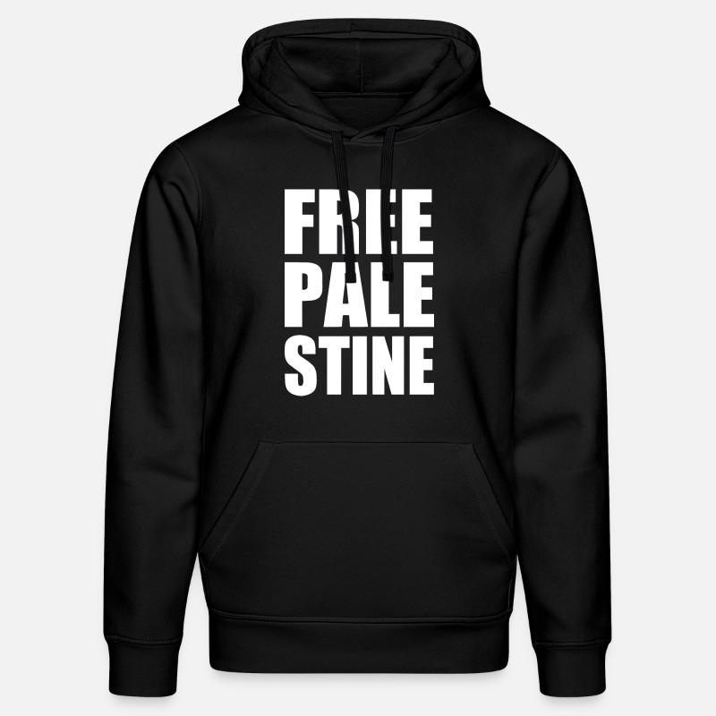 Free palestine - Sweat à capuche bio DRUMMER Stanley/Stella Unisexe - noir