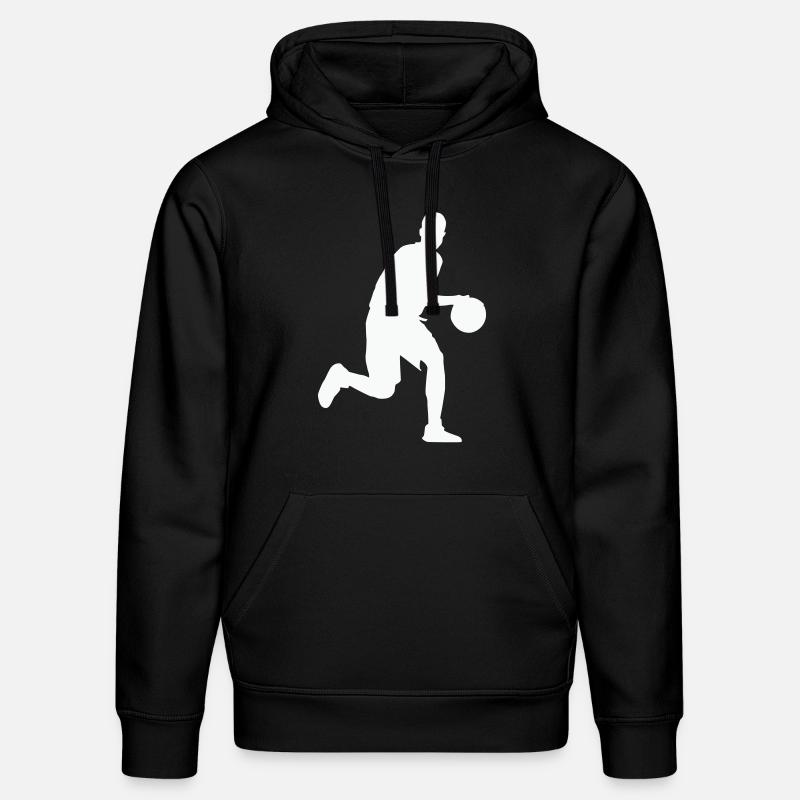 basket-ball - Sweat à capuche bio DRUMMER Stanley/Stella Unisexe - noir