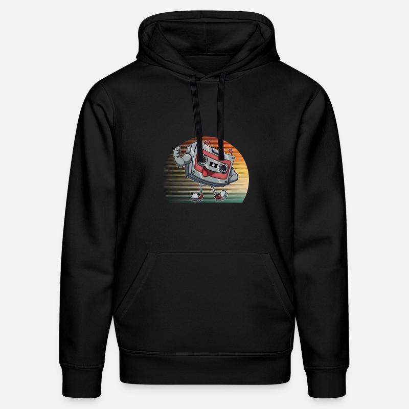 Cassette - Sweat à capuche bio DRUMMER Stanley/Stella Unisexe - noir