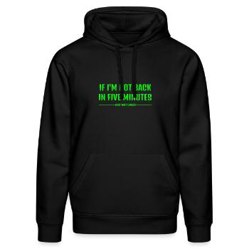 Witzige Sprüche cool Teen Teenager Teenie Teens - Stanley/Stella Unisex Bio-Hoodie DRUMMER  - Schwarz - Vorne - Marisol (170cm) & Nik (191cm)