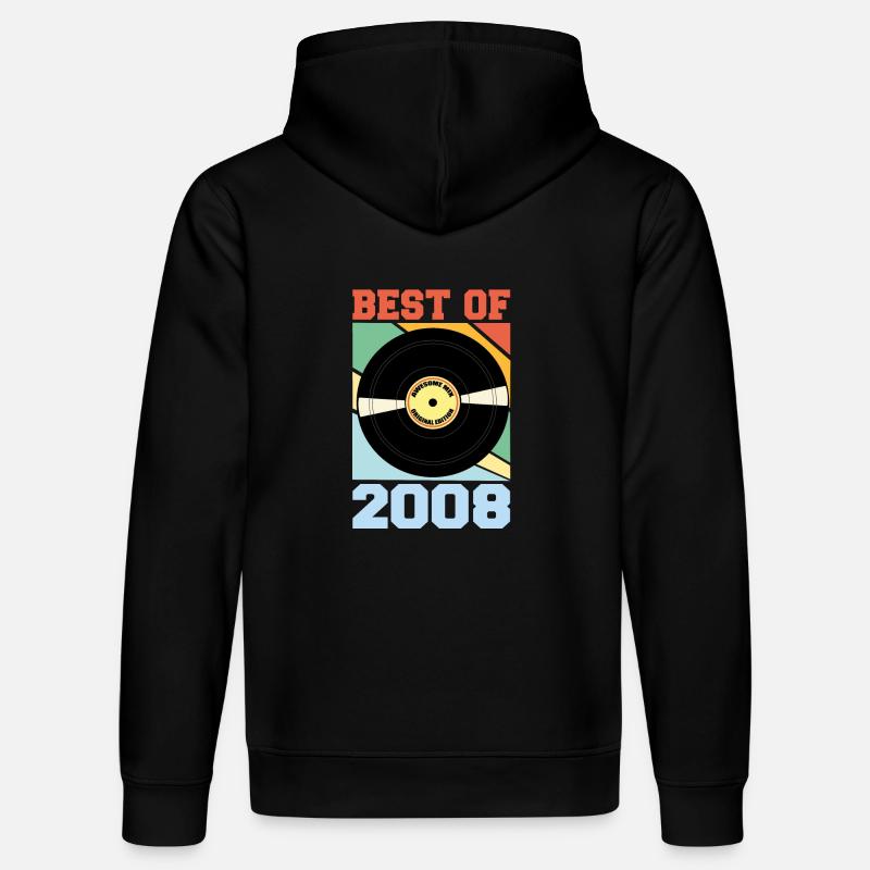 Le meilleur de 2008 - Sweat à capuche bio DRUMMER Stanley/Stella Unisexe - noir