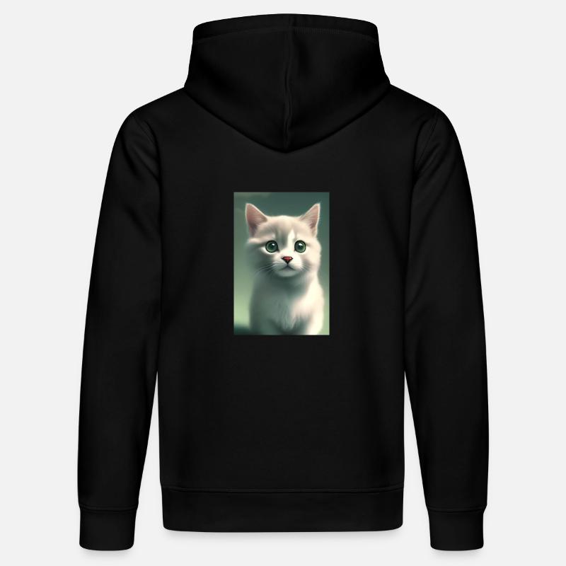 Mignon bébé chat - Sweat à capuche bio DRUMMER Stanley/Stella Unisexe - noir