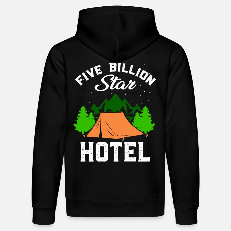 Camping Campen Zelten Geschenk - Stanley/Stella Unisex Bio-Hoodie DRUMMER  - Schwarz