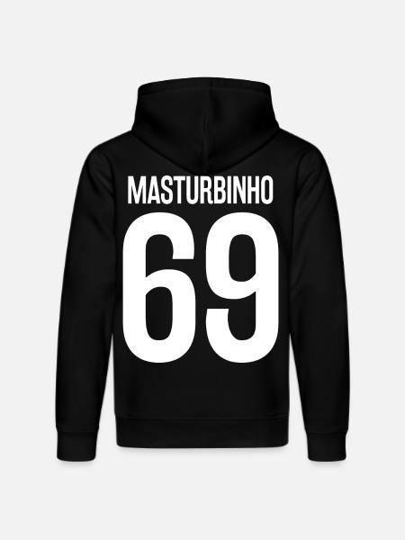 Masturbinho Kreisliga - Stanley/Stella DRUMMER økologisk unisex-hoodie - sort