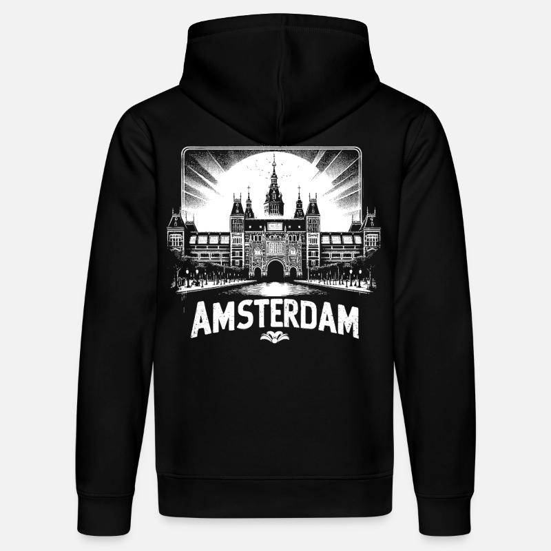Design de chemise cool d’AMSTERDAM - Sweat à capuche bio DRUMMER Stanley/Stella Unisexe - noir