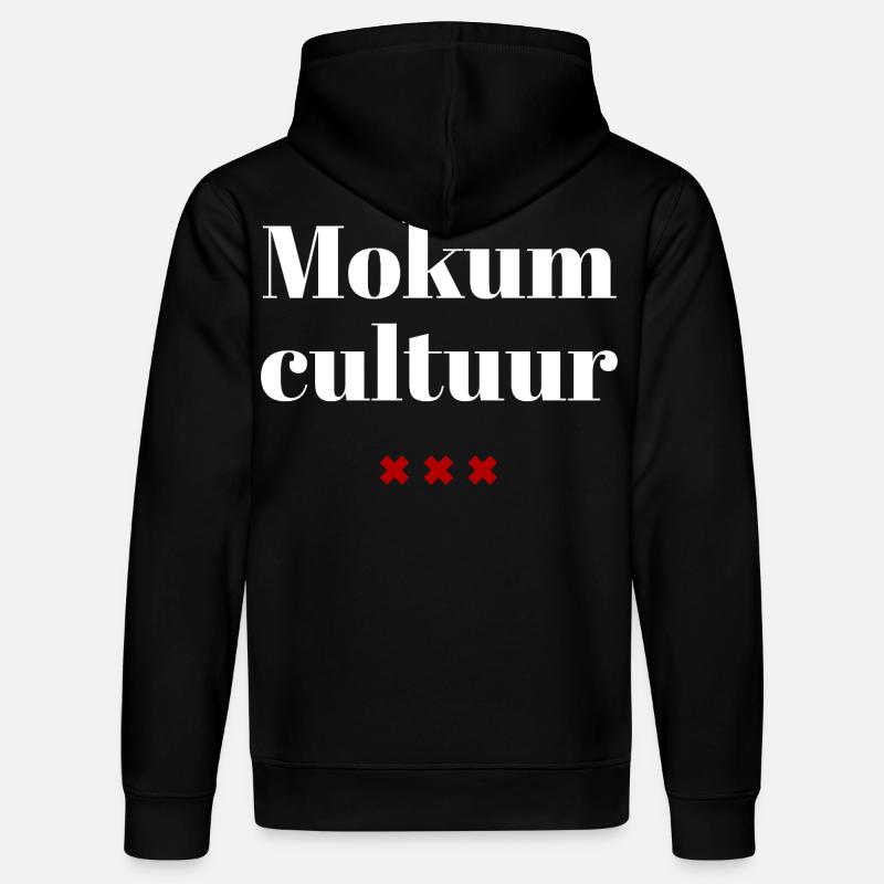 Mokum Culture par Geteisem - Sweat à capuche bio DRUMMER Stanley/Stella Unisexe - noir