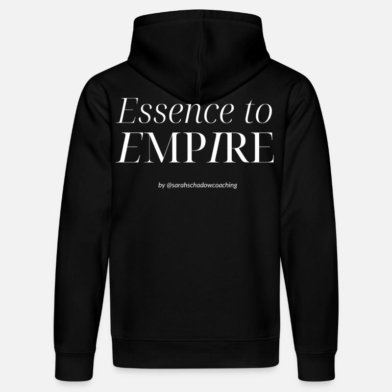 Essence à Empire - Sweat à capuche bio DRUMMER Stanley/Stella Unisexe - noir